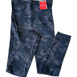 Spanx Size Small Look At Me Now Seamless Legging in Black Camo NWT Photo 0