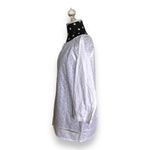 SW Womens Blouse Size M White Eyelet Peasant Top Boho Cottagecore Romantic Size M Photo 5