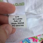 Lilly Pulitzer  Size 00 Lovers Coral Marigold Skort Cotton Lined Short Shell Zip Photo 4