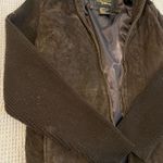 FABIO Brown Genuine Leather Jacket Size L Photo 1