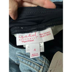 Ingrid Isabel Maternity Jean Shorts Size 4/27 Midi Crossover Panel Blue Photo 5