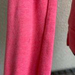 American Eagle  Womens Sweatshirt Size XS Quarter‎ Zip Neon Pink Lightweight Photo 5