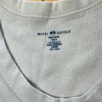 Brandy Melville Classic Tan Cream Cropped Ribbed Tank Top Shirt OS Photo 2