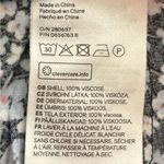 H&M black ditsy floral high rise shorts with pockets, size 6 bohemian summer Photo 6