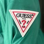 Guess Women’s Large Kelly Green Hooded Quilted Puffer Jacket Coat Fall/Winter Photo 4