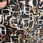 Olivia Matthews Olivia Matthew Brown and Yellow Geometric Print 20W Dress Photo 3