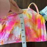 Hobie NWT Women’s  Tropical Print Bralette Bikini Top Size Lg = Photo 3