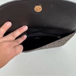 Kate Spade  Odette Glitter Large Flap Pouch Rose Gold Photo 2