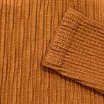 Forever 21  Orange Long Sleeves Cropped Top M/L Photo 3