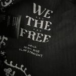 Free People We the Free Xena High Rise Slim Straight Jean 27 Women’s Black Photo 4