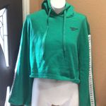 Reebok  green cropped pullover hoodie Photo 0