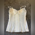 Euro White Embroidered Corset Top Photo 2