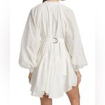 NWT ACLER Gibson Pleated Cotton Minidress White 6 Photo 1