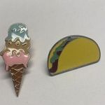 Lot Of 2 Brooch / Tack Pins Photo 0