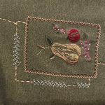 Alfred Dunner Petite L Cardigan sweatshirt with embroidery Green Size undefined Photo 1