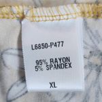 Loveappella  Yellow Floral Mini Dress with Open Tie Back NWT Size XL Photo 9