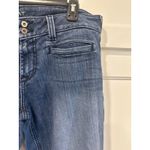 Ariat  Denim Trouser Jeans Womens Size 31R western Bootcut Flare Mid Rise Blue Photo 3