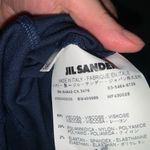 Jil Sander  navy long sleeve formal dress evening designer Holiday classic $650 Photo 7