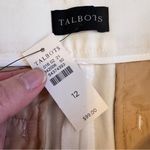 Talbots  White Chatham Ankle Straight Leg Trouser Dress Pants Womens 12 Preppy Photo 6