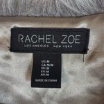 Rachel Zoe Brown tones Shaggy Boho Preppy Warm Lined Faux Fur Vest size Medium Photo 3