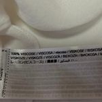 NEW MNG Women White Long Sleeve Oversized Faux Wrap Pullover Blouse Top Size 16 Photo 3