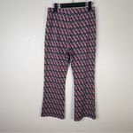 Anthropologie  Dolan Pink and Black Patterned  Cropped Pants
Size XS Photo 2