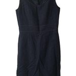 Alex Marie Navy 6 Sleeveless Lined Sheath Dress Photo 0