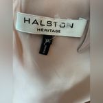 Halston Heritage  Blush One-Shoulder Dress Size XL retail $573 Photo 13