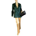 VINTAGE BLACK METAL MESH DOT EVENING BAG W/GOLD TONE ACCENTS Photo 5