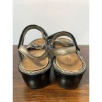 Naot Women's Metallic Distressed Gold Leather Ankle Strap Heeled Sandals EU 42 Size 11.5 Photo 6