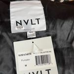 Anthropologie NVLT Millie Orange Multi Plaid Tweed Mid Length Coat Wool NEW Photo 1