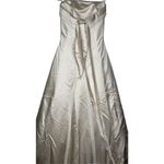 Maggie Sottero Couture‎ Ivory Strapless Wedding Dress with Train & Accessories Size 8 Photo 3