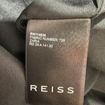 Reiss  Zaria-Sheer Stripe Dress - Black - US 2 Photo 9