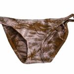 Lucky Brand Vintage 90’s:  ❤︎ Side Tie Floral Tie Dye Bikini Bottoms ❤︎ Pink Tan Photo 0