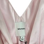 Reformation NEW Pernille Silk Dress Light Pink Cherry Blossom Photo 8