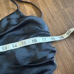 Ramy Brook  Black Satin Ezra Jumpsuit size 8 wide leg designer classic piece Photo 8