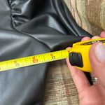 ZARA  Black Faux Leather Dress Photo 3