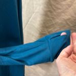 Zelos Fitted Blue Blouse with Long Sleeves Photo 5