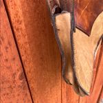 Brown and Tan Hobo Bag with Crescent Shape Photo 5