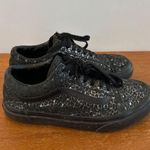 Vans Women’s Cheetah Lace Up Print Metallic Black. Size 5 .5. Sku 2822 Photo 3