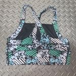 Free people movement floral sports bra activewear workout revolve casual nwot Green Photo 4