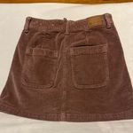American Eagle  Outfitters Brown Corduroy Mini Skirt Photo 2