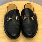 a.n.a  xi black leather slides size 8 Photo 0