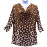 Susan Graver  Cowl Neck Tunic Blouse 2X Photo 0