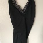 Black Silk Bodysuit Size XL Photo 0
