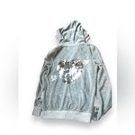 PINK - Victoria's Secret Y2k vintage VS pink velour sparkle heart hoodie xs Photo 9