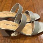 Easy Street Super Flex Comfort Silver Heels Elegant Design NEW Photo 0