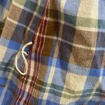 Urban Outfitters BDG  Top Women Small Blue Brown Plaid Rancher Cowgirl Farmhouse Photo 5