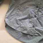 Zenana NWOT women’s blue cotton button down layering tunic shacket top, size XL Photo 3