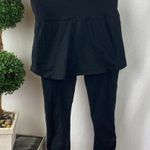 Athleta Black Skirted Leggings Athletic Pants S Photo 0